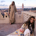 The influence of the Moroccan culture, crafts and the Moroccan caftan on Haute-Couture, fashion and Western art